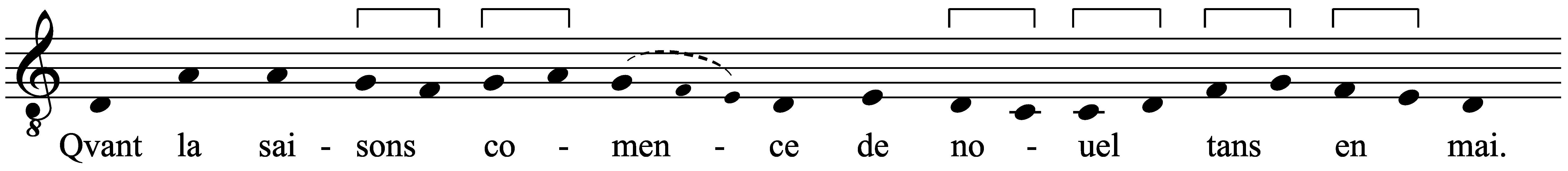 Work musical notation